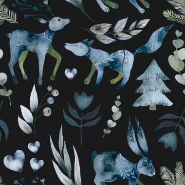 Tatlı ayılar, tavşanlar, sincaplar, geyikler, baykuşlar, tilkiler, çiçekler, mantarlar, kuşlar ve kalplerle kusursuz sonbahar ormanı.