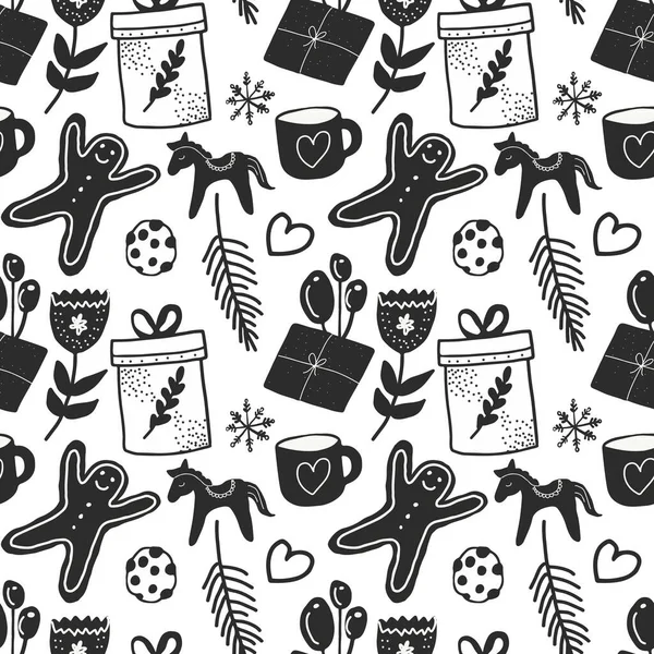 Seamless Christmas Pattern — Stock Photo, Image