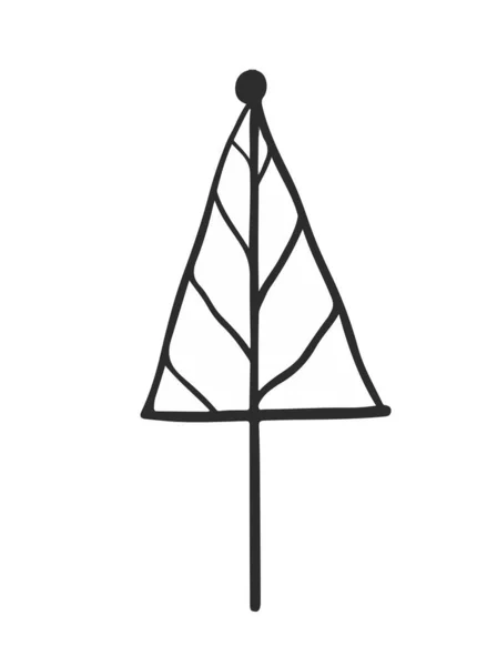 Modèle géométrique abstrait de répétition sans couture avec des arbres de Noël. Textures dessinées à la main à la mode. — Photo