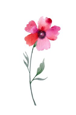 Şekil verilmiş kırmızı çiçekler. Soyut çiçek arkaplanı.