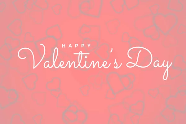 Piękny Napis Szczęśliwych Walentynek Zamknąć Uroczyste Tło Pojęcie Miłości — Zdjęcie stockowe