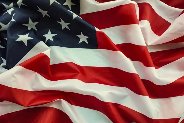 細かく砕いたアメリカ国旗 — ストック写真