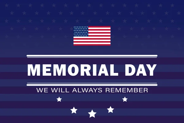 Ημέρα Μνήμης Θυμηθείτε Και Honor Poster Μνημόσυνο Της Ούσα Κλείνει — Φωτογραφία Αρχείου