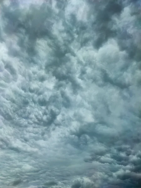 Landscape from storm clouds. Textured clouds close up