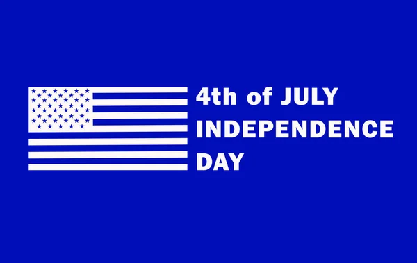 Independence Day Amerikanische Flagge Auf Blauem Hintergrund Detail — Stockfoto