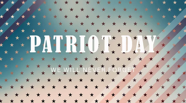 Patriot Day Background September Never Forget United States Flag Posters — Stock fotografie