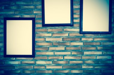 tuğla duvar arka plan karede tanıtımı