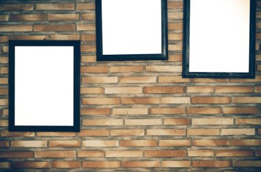 tuğla duvar arka plan karede tanıtımı