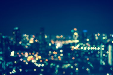 Cityscape bulanık fotoğraf bokeh