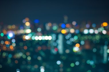 Bulanık cityscape arka plan