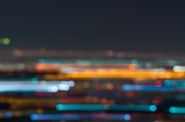Cityscape bulanık soyut