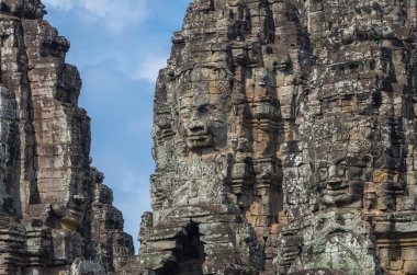Antik Bayon Tapınağı taş yüzü