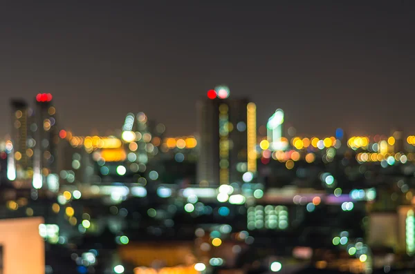 夕暮れぼやけた都市景観 — ストック写真