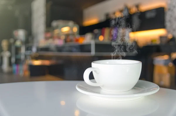 Tazza di caffè bianco — Foto Stock