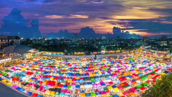 曼谷夜市 — 图库照片