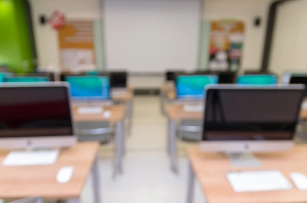 Blurred empty server room — Stock Photo, Image