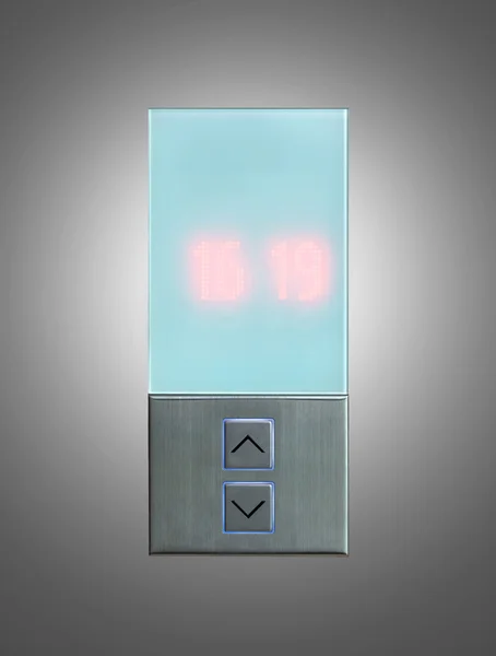 Botones del elevador arriba y abajo direcciones — Foto de Stock