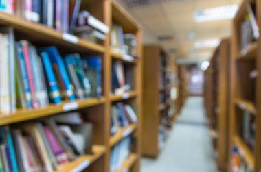 Soyut bulanık kitap mağazaları