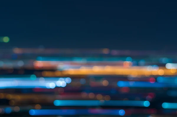 Blurred bokeh of cityscape — Stock Photo, Image