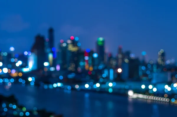 Bangkok cityscape at twilight — Stock Photo, Image