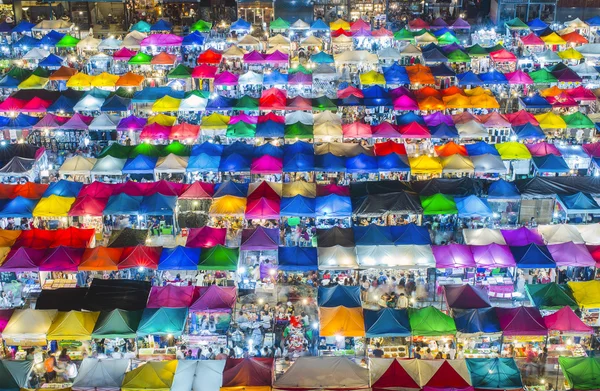 Marché de nuit à Bangkok — Photo