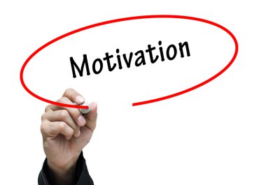 Erkek el motivasyon kelime yazma