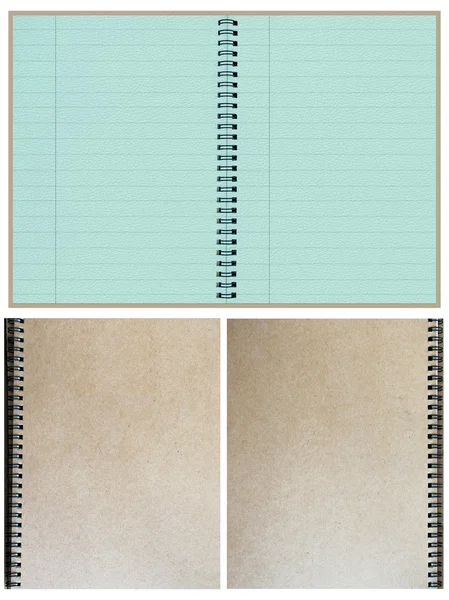 Czysty papier notebooki — Zdjęcie stockowe