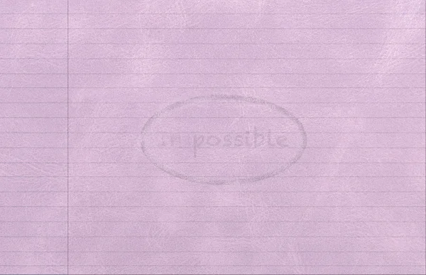 Notebookpapier met niet onmogelijk watermerk — Stockfoto