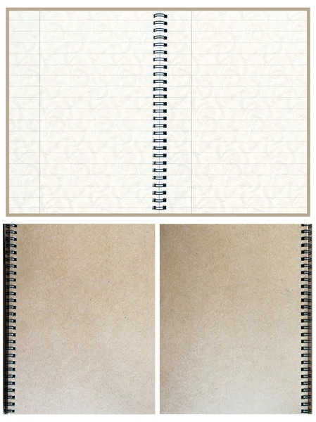 Üres papír jegyzetfüzetek — Stock Fotó