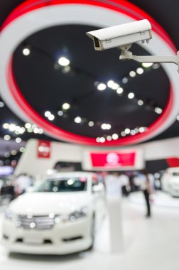 CCTV güvenlik kamera Otomobil Fuarı 