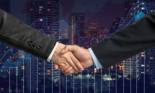 Handshake between businessmen