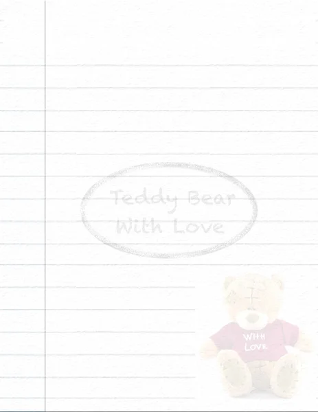 Notebook paper background — Stock Photo, Image