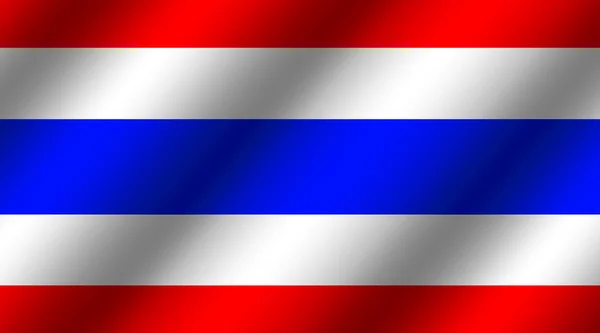 Tailandia ondeando bandera — Foto de Stock