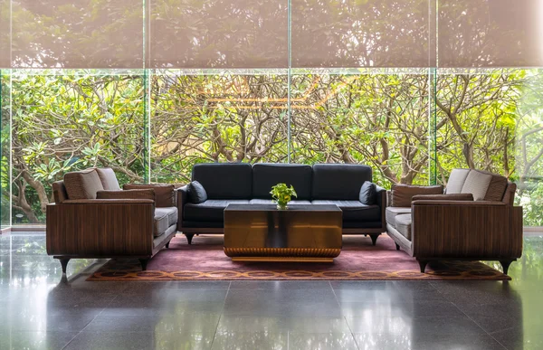 Lobby area of hotel — Stock Photo, Image