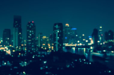 Bangkok cityscape ve nehir görünümü 