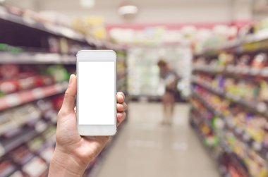 El holding hareket eden smartphone 