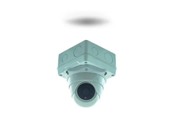 CCTV säkerhet kameran i byggnad — Stockfoto