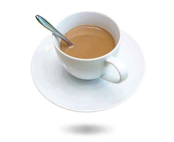 Kaffeetasse auf weißem Hintergrund, isoliert — Stockfoto