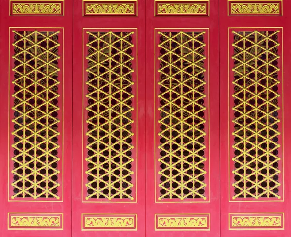 Close up Chinese door, Golden Dragon door