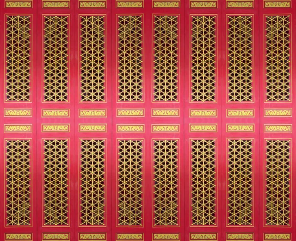 Крупним планом китайських дверей, Золотий дракон дверей — стокове фото