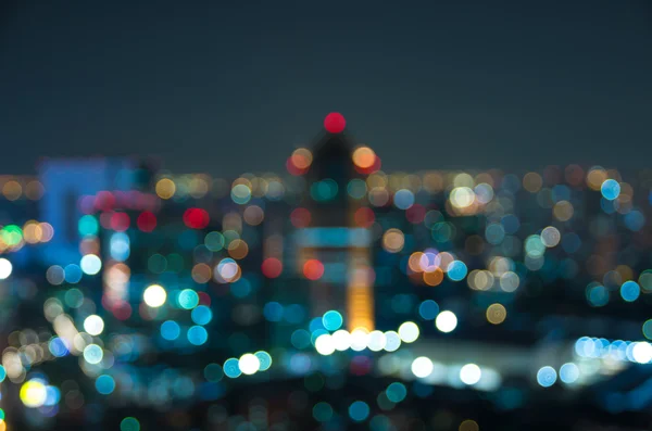 Cityscape fundo, desfocado foto bokeh — Fotografia de Stock