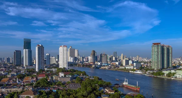 Bangunan Modern Pusat kota distrik bisnis Bangkok . — Stok Foto