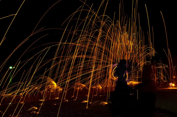 Rotating lights. — Stock Photo, Image