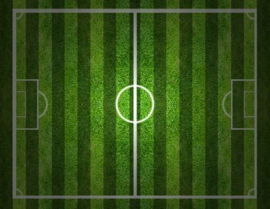 futbol sahası, yeşil çim arka plan ve doku