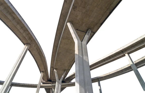 Autopista elevada, La curva del puente, Bangkok, Tailandia —  Fotos de Stock