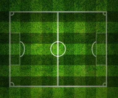 futbol sahası, yeşil çim arka plan ve doku