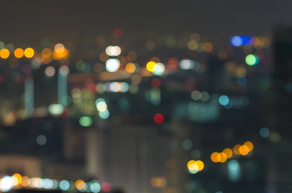 都市の背景、青の写真bokeh — ストック写真