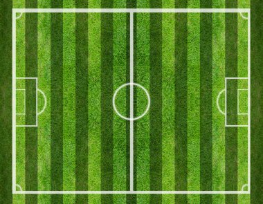 futbol sahası, yeşil çim arka plan ve doku