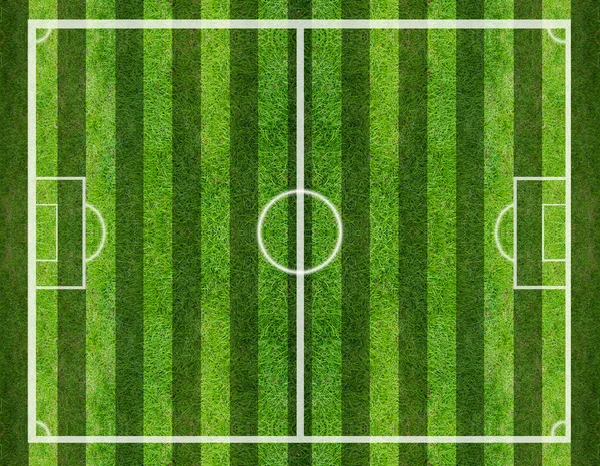 Campo de fútbol, fondo de hierba verde y textura — Foto de Stock