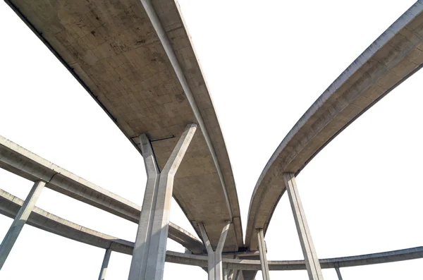 Voie rapide surélevée, La courbe du pont, bangagara, thailand — Photo